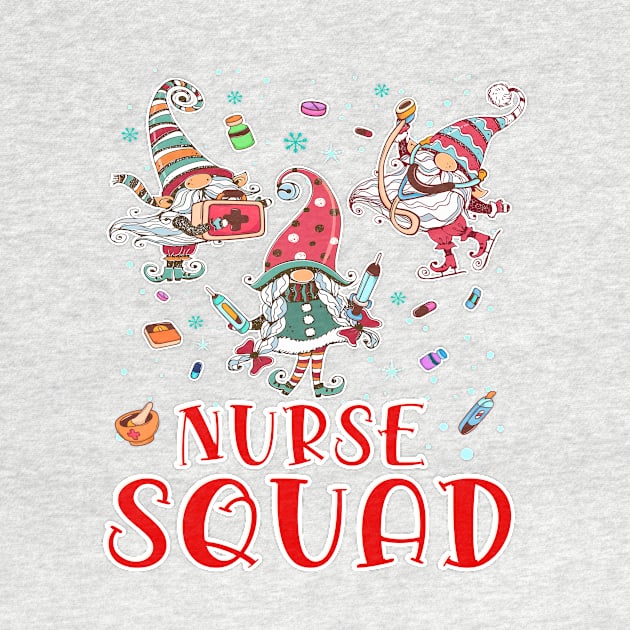 Christmas Nurse Squad Gnomies Funny by wizardwenderlust